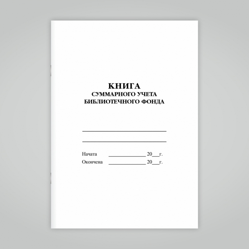 Книга суммарного учета, 24 с.