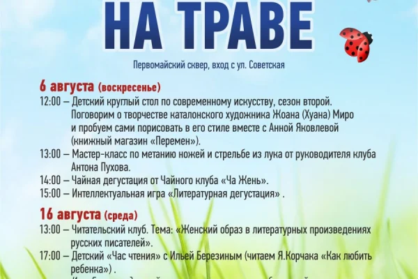 Библиотека на траве