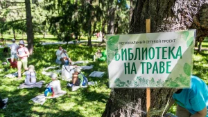 Библиотека на траве
