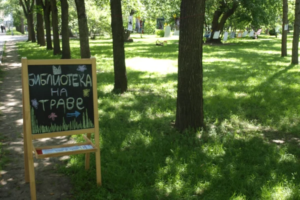 Библиотека на траве