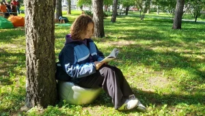 Открытие площадки "Библиотека на траве"