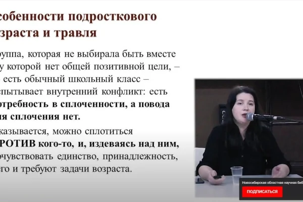 Состоялся вебинар на тему «Буллинг в детской и подростковой среде» из цикла «Безопасность в интернете»