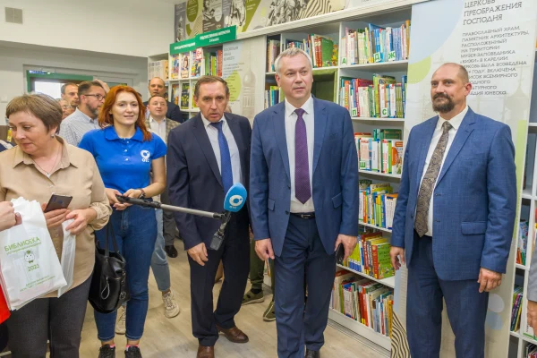 В Северном районе открылась первая модельная библиотека