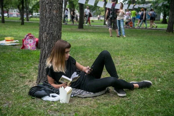 Библиотека на траве