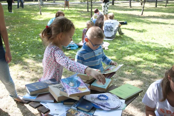 Библиотека на траве