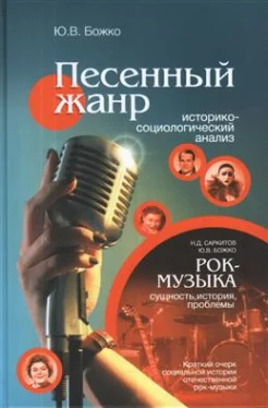 Божко Ю. В., Песенный жанр. Историко-социологический анализ 