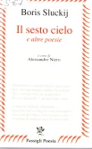 Sluckij B., Il sesto cielo e altre poesie
